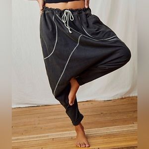 Free people Goodnight Bae drop crotch harem pants